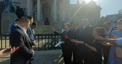 10 June 2021 The National Assembly Speaker handed over of part of former Assembly fence 